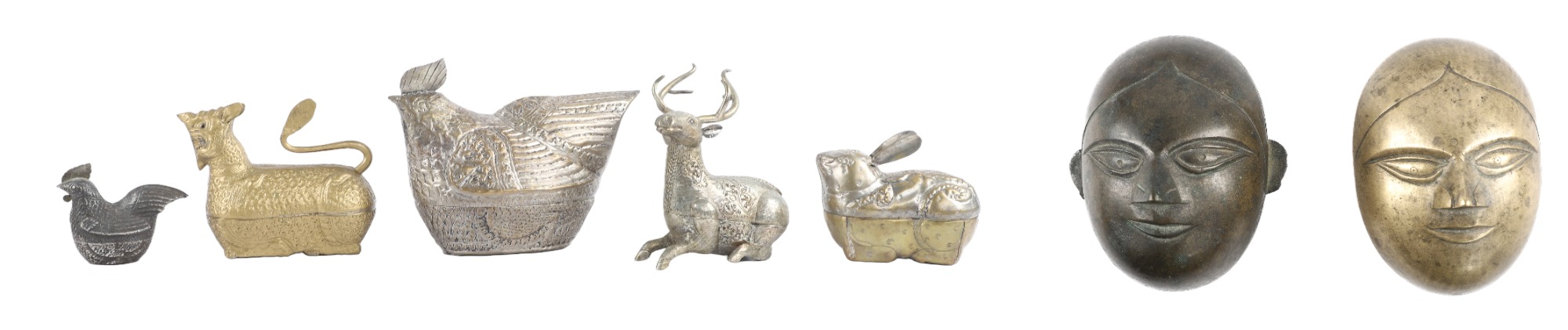 (7) Animal and figural betel