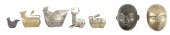 (7) Animal and figural betel b