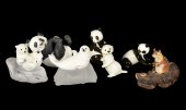(7) Animal figurines, c/o papi