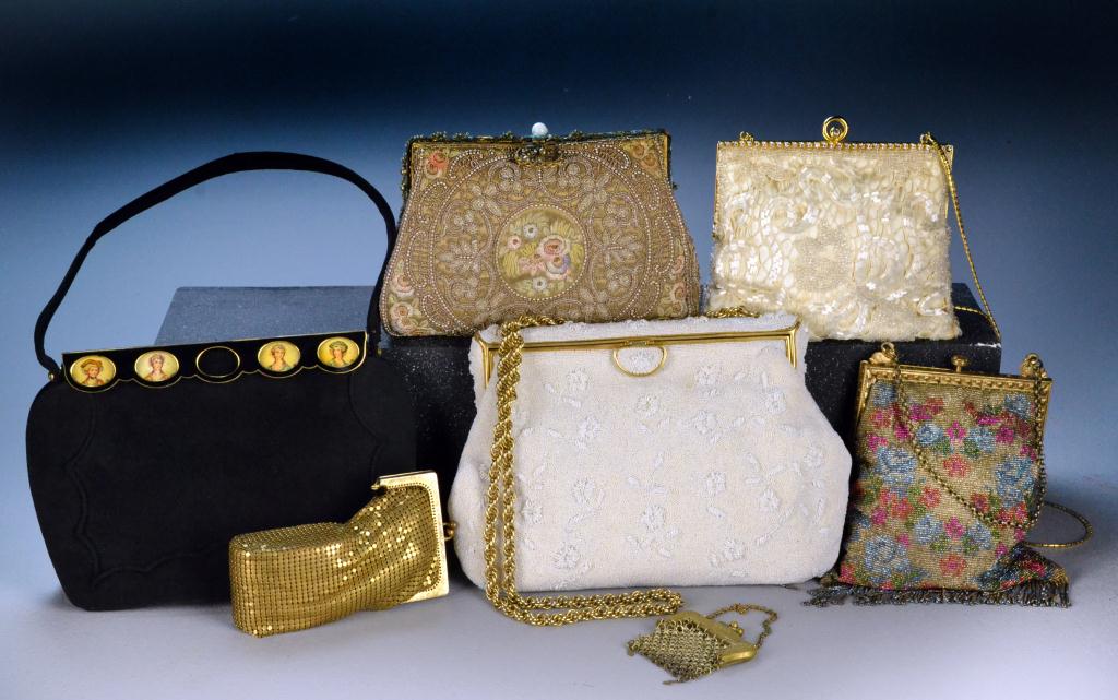 (7) Antique and Vintage Beaded