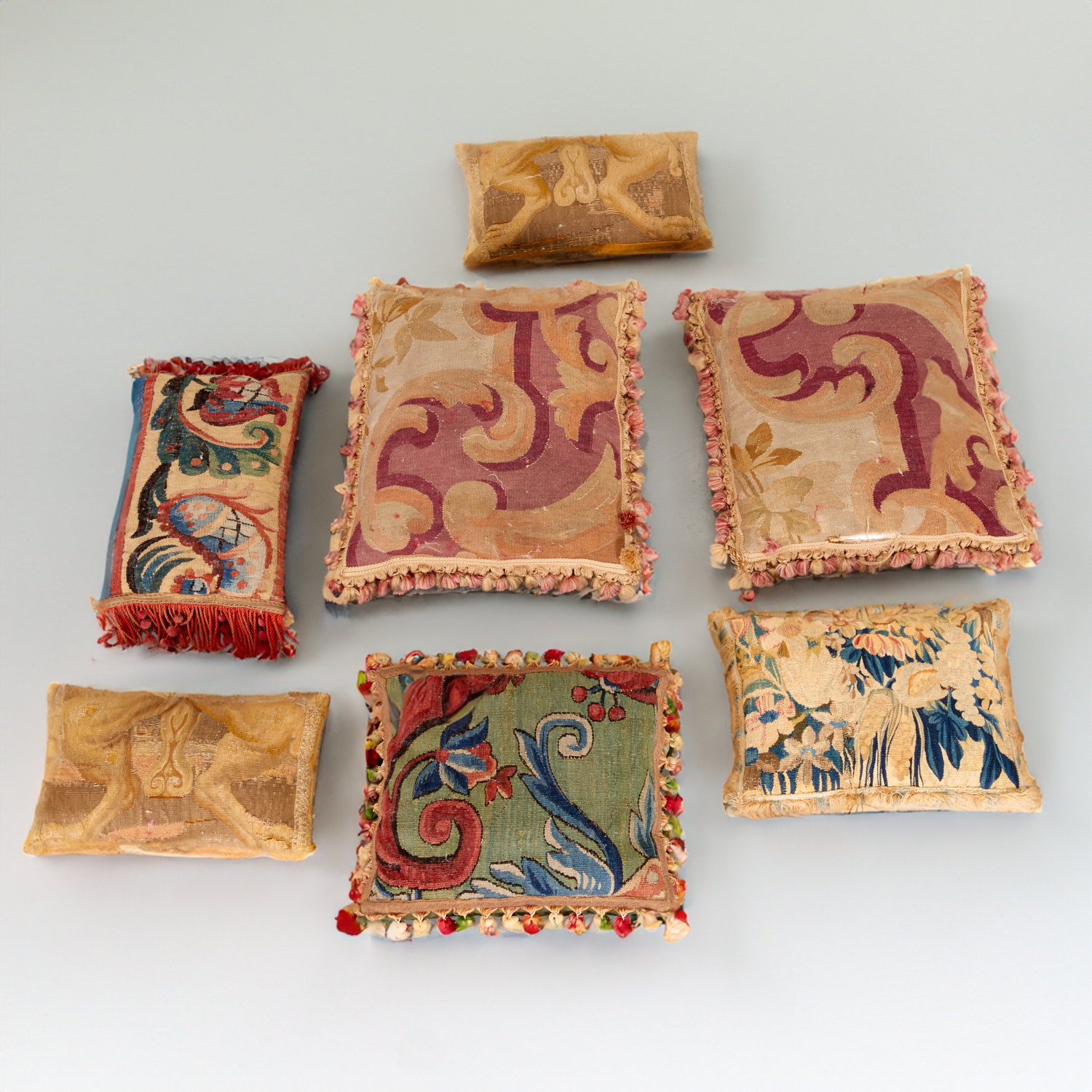 (7) ANTIQUE CONTINENTAL TAPESTRY