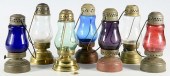 7 ANTIQUE SKATER'S LANTERNSGro