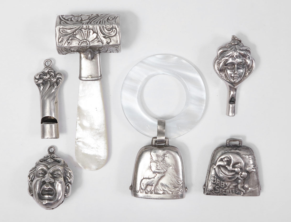 7 ART NOUVEAU STERLING CHILD'S
