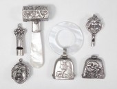 7 ART NOUVEAU STERLING CHILD'S