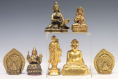 (7) ASIAN GILT BRONZE &AMP; ME