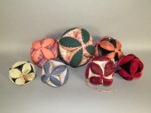 7 ASSORTED PUZZLE BALL PIN CUS