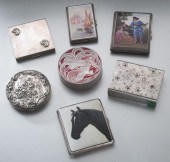 (7) Assorted small silver case