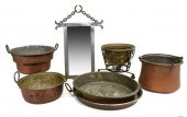(7) ASSORTMENT OF ANTIQUE COPP