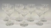 (7) BACCARAT 'MASSENA' CRYSTAL