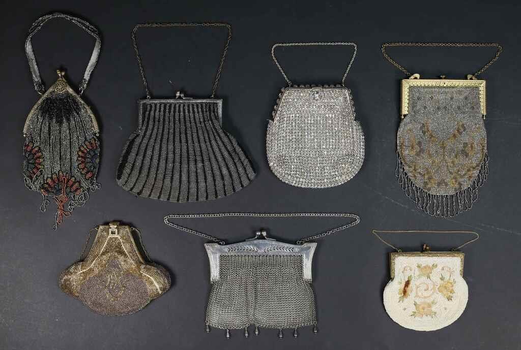 7 BEADED & MESH BAGS7 vintage