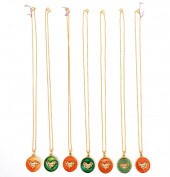 7 BERNARD CHAUDRON ENAMEL BIRD