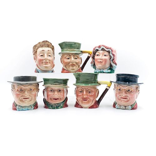 7 BESWICK CHARACTER JUGS, CHARLES