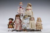 (7) BISQUE PORCELAIN DOLLS Lot