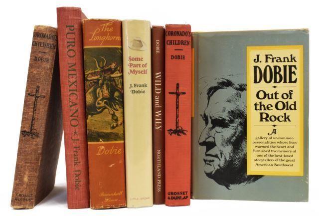 (7) BOOKS BY JAMES FRANK DOBIE