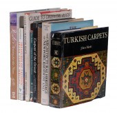 (7) BOOKS ON ANTIQUE RUGS, FUR