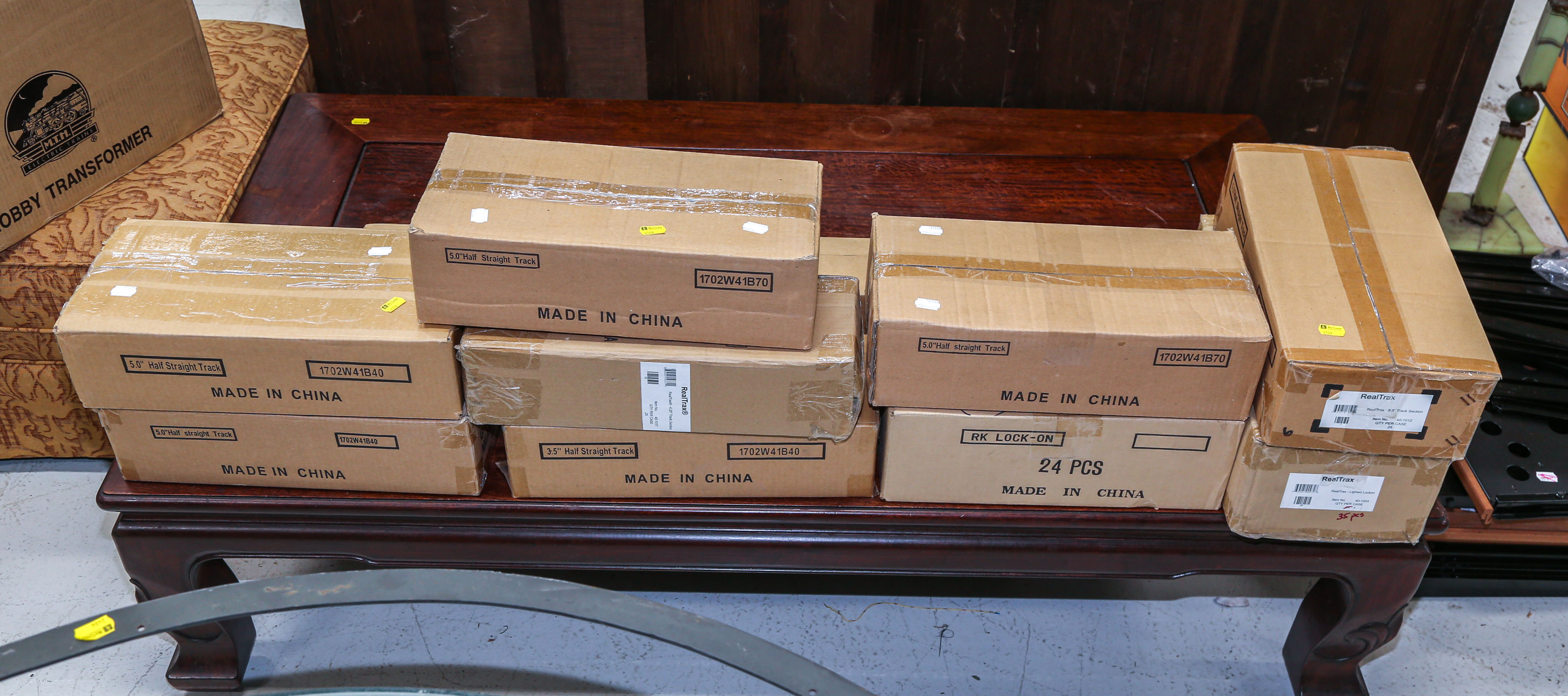 7 BOXES OF REAL TRAX, MTH, &