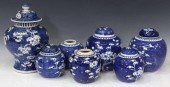 (7) CHINESE BLUE & WHITE PORCE