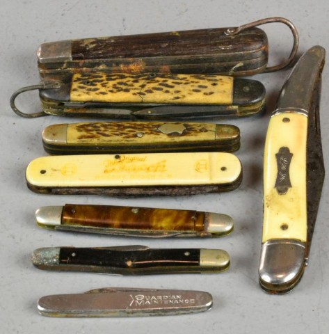 (7) Collection of Antique Pocket