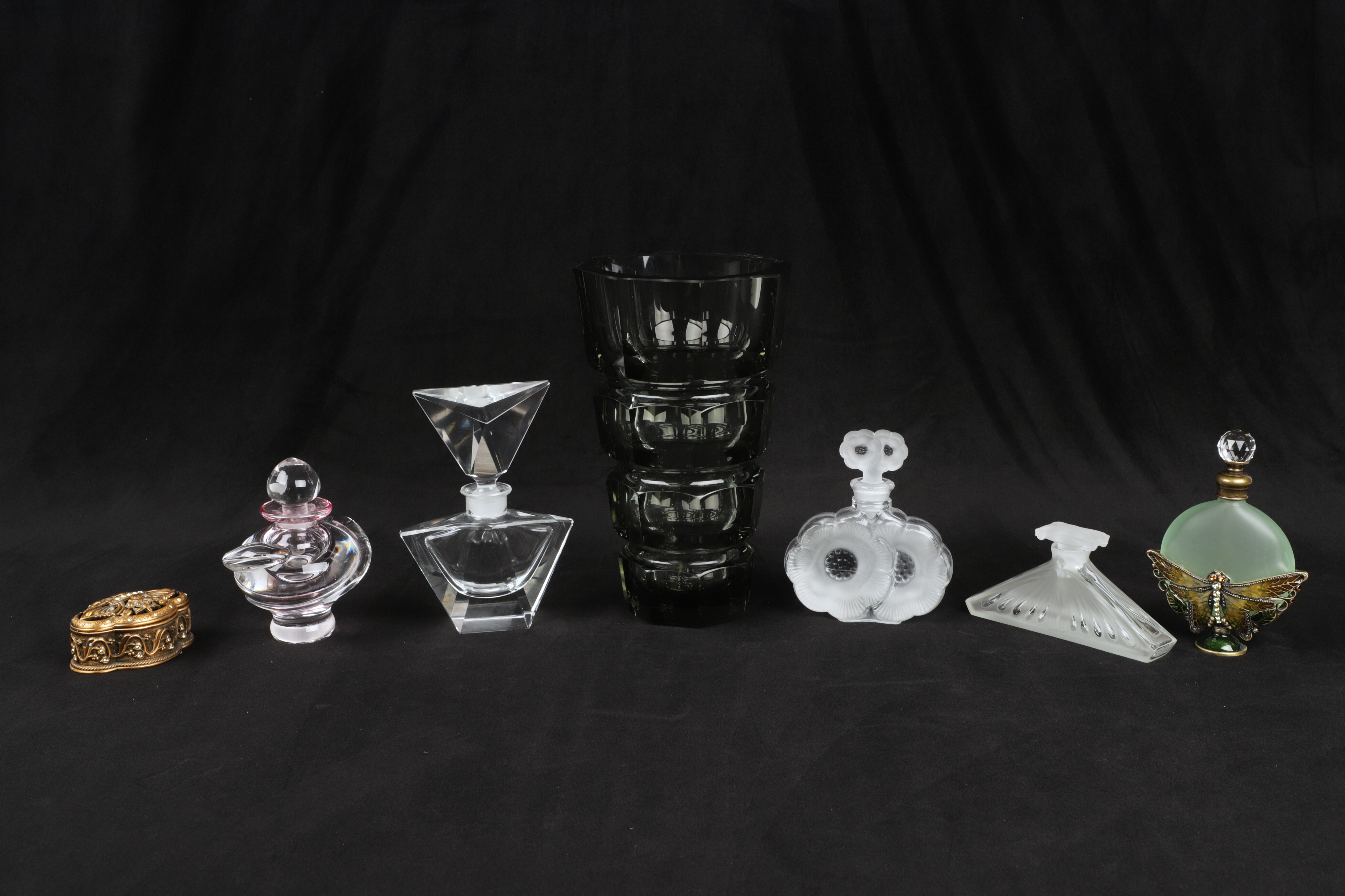 (7) Crystal Scent Bottles,