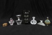 (7) Crystal Scent Bottles, Tri