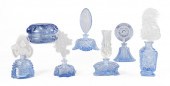 (7) Cut crystal scent bottles