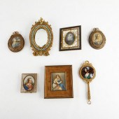 7 DECORATIVE FRAMED OBJECTS -