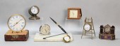 7 DESK & TRAVEL CLOCKSLot of 7