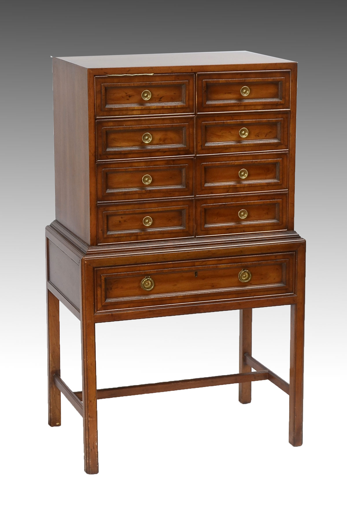 7 DRAWER SILVER CHEST BY HENDREDON: