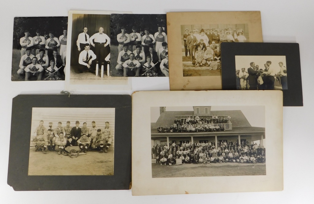 7 EARLY BASEBALL BOWLING SPORTS