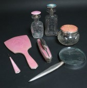 7 ENGLISH, AMERICAN GLASS, SIL