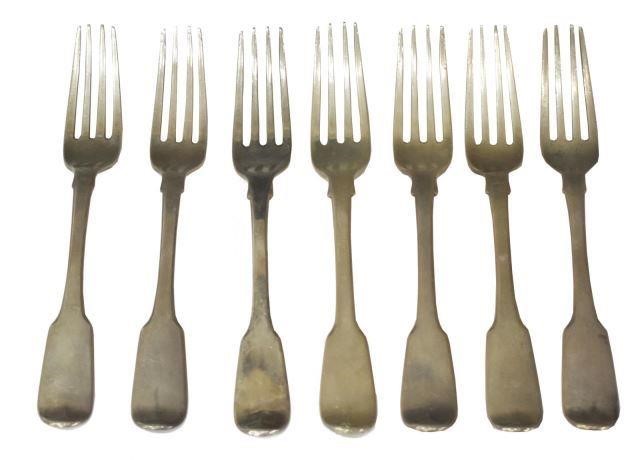 (7) ENGLISH GEORGIAN STERLING