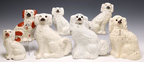 (7) ENGLISH VICTORIAN STAFFORDSHIRE