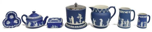 (7) ENGLISH WEDGWOOD JASPERWARE