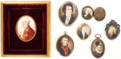 7 EUROPEAN PORTRAIT MINIATURES
