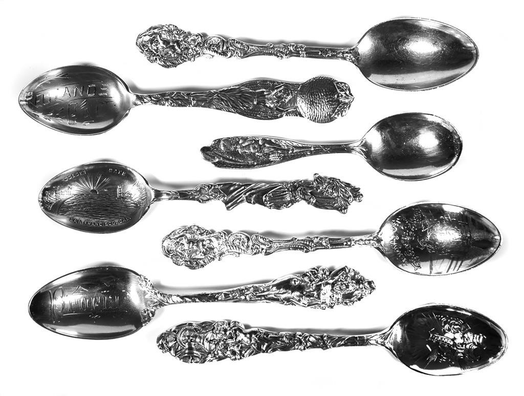 7 FIGURAL STERLING SILVER