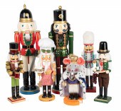 (7) Figural wooden nutcrackers