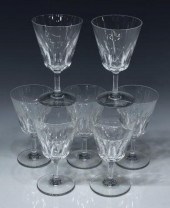 (7) FRENCH BACCARAT 'COTE D'AZ