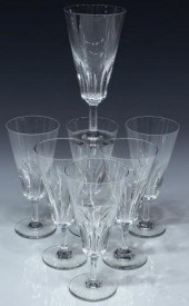(7) FRENCH BACCARAT 'COTE D'AZ