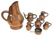 (7) FRENCH COPPER KITCHENWARE(