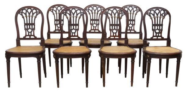 (7) FRENCH LOUIS XVI STYLE CANE