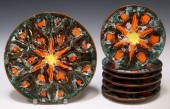 (7) FRENCH VALLAURIS FAIENCE O
