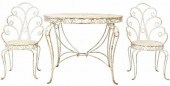 7) FRENCH WROUGHT IRON GARDEN