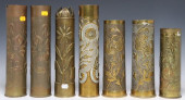 (7) FRENCH WWI-ERA TRENCH ART