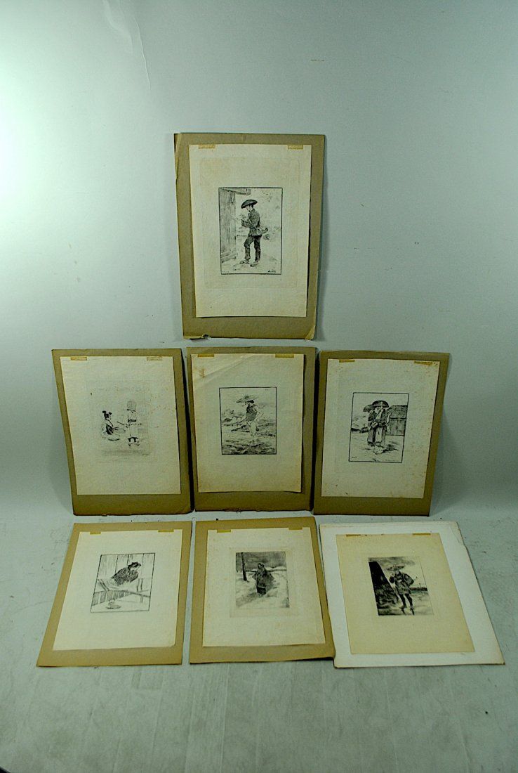 7 GEORGES BIJOT ETCHINGS