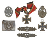 (7) GERMAN WWII MILITARY BADGE