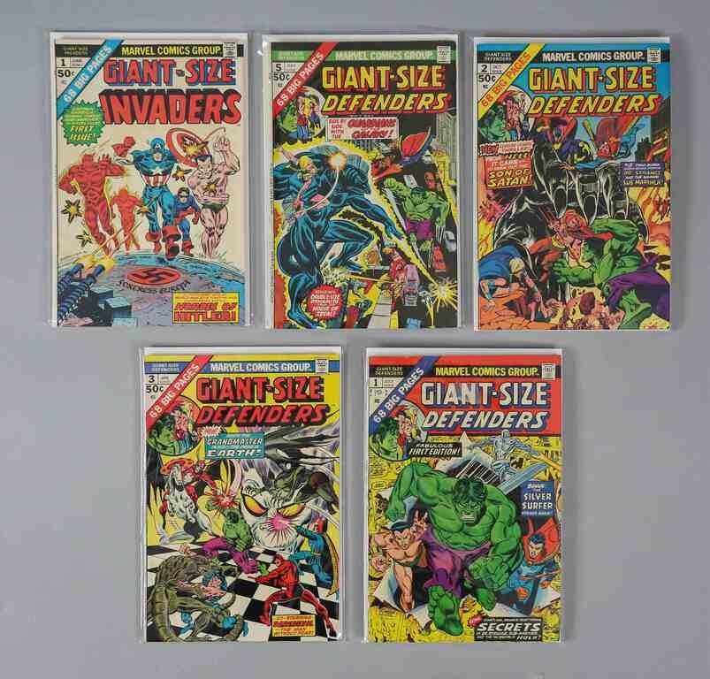 7 GIANT-SIZE MARVEL BRONZE AGE
