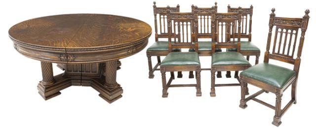 (7) GOTHIC REVIVAL EXTENSION DINING