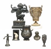 (7) Grand Tour style figures a
