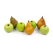 (7) GROUP CARVED FRUIT - APPLE