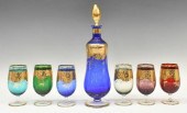 (7) ITALIAN PARCEL GILT COLOR